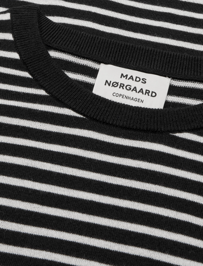 Fine Merino Ivy Knit Black/ Vanilla Ice