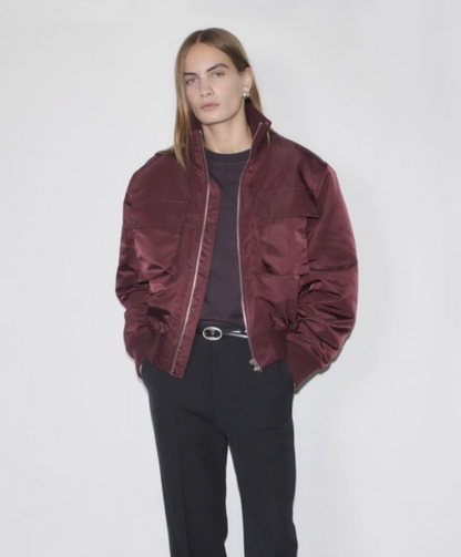 Bomberjacke Burgundy