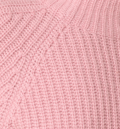 Pullover mit Cashmere - Rosé