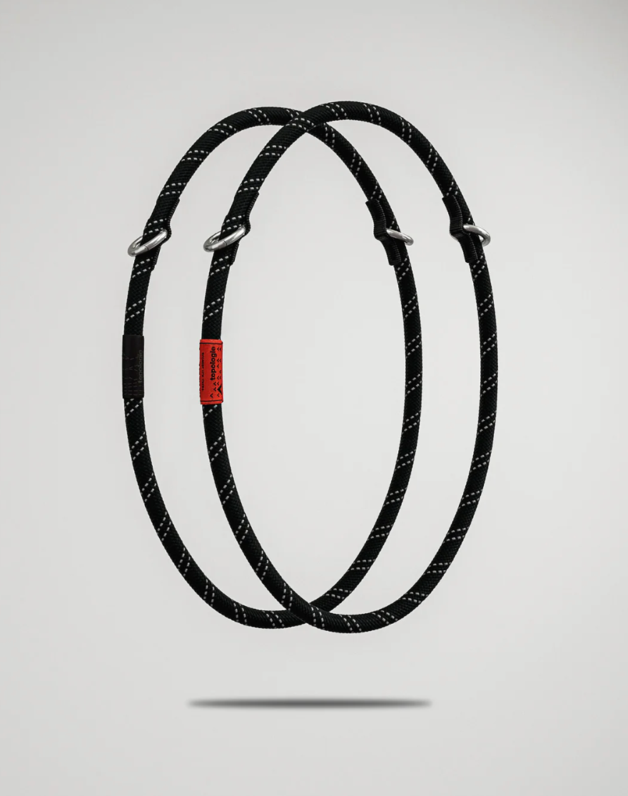 10 mm Rope Loop Black Recflective