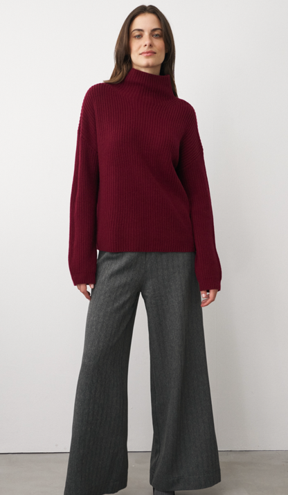 Lona Pullover Weinrot