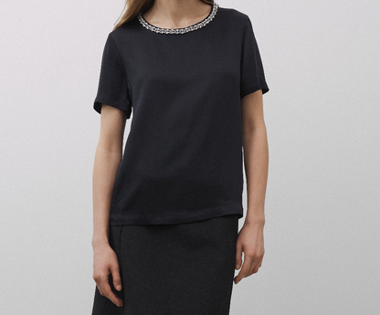 Kurzarmbluse - Amber Fancy