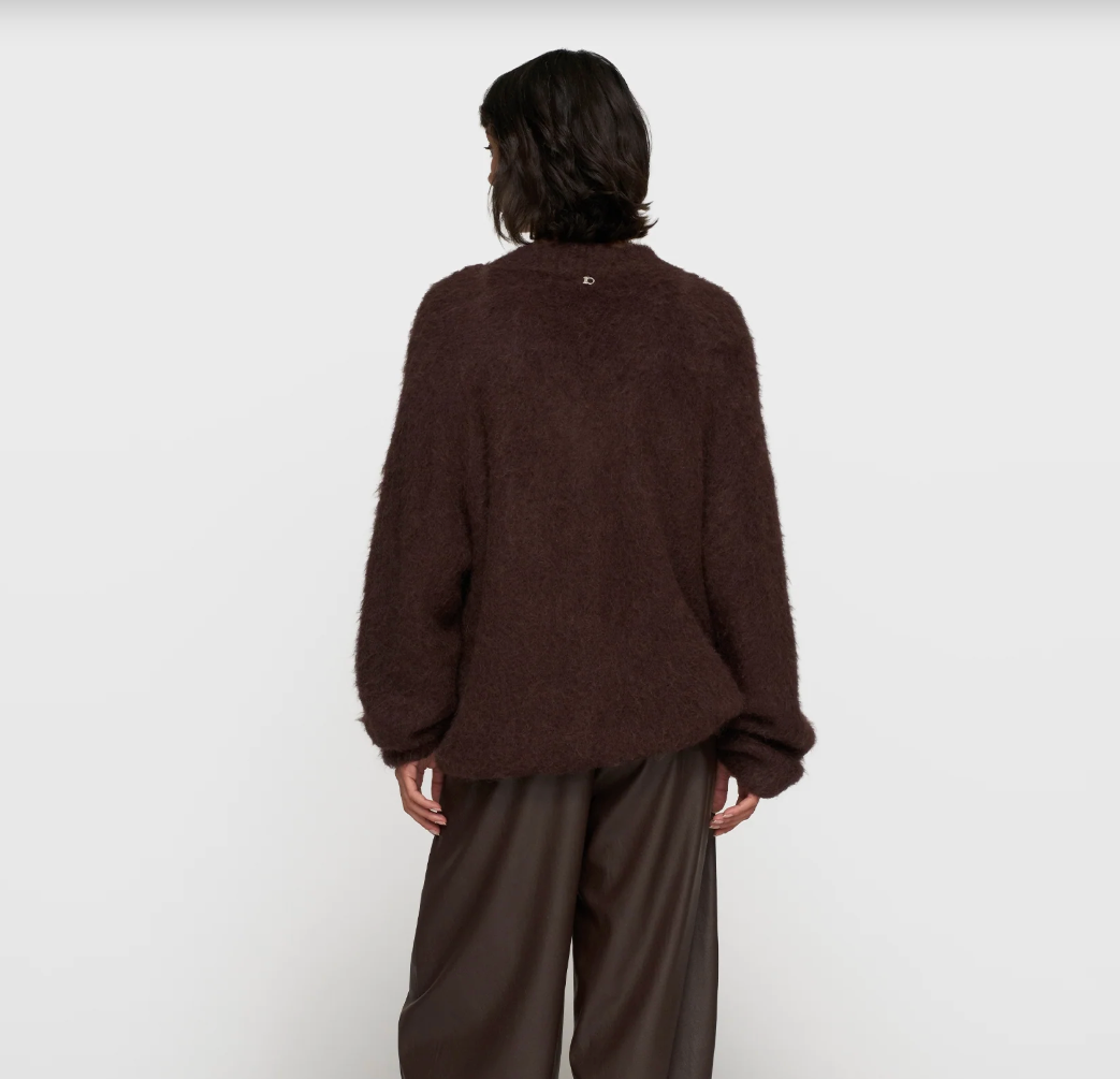 V-Ausschnittpullover - Deep Wine