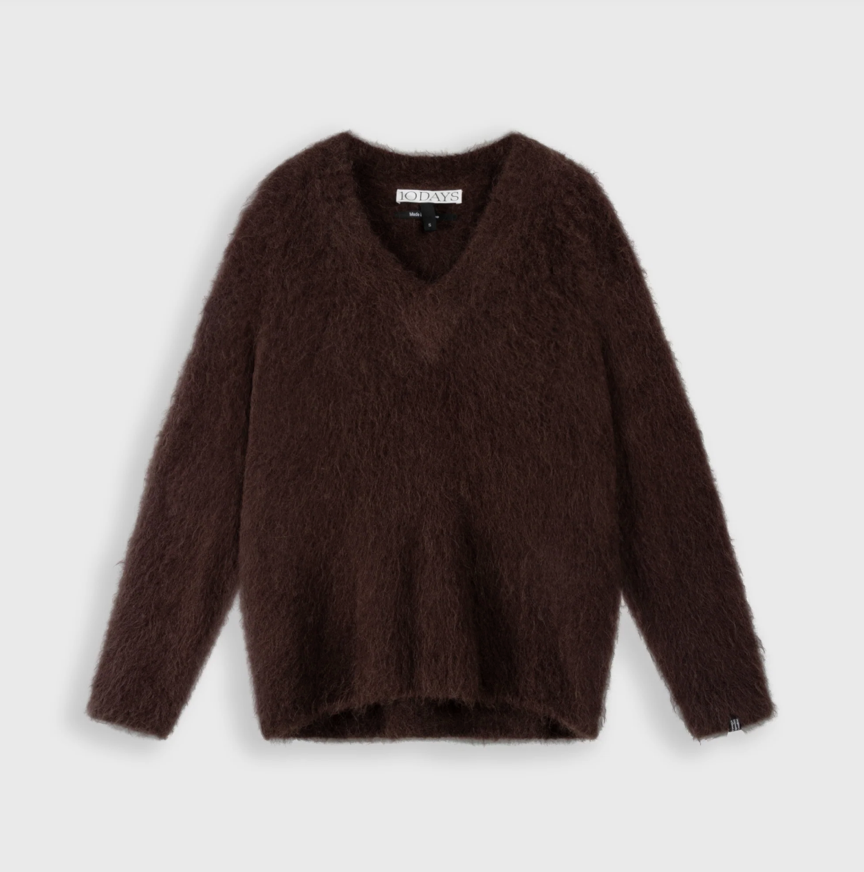 V-Ausschnittpullover - Deep Wine