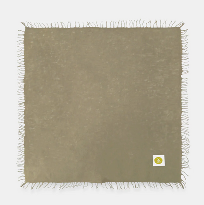 Bandana Plaza Taupe mit Fransen