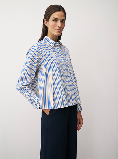 Wanda - cotton stripe blouse
