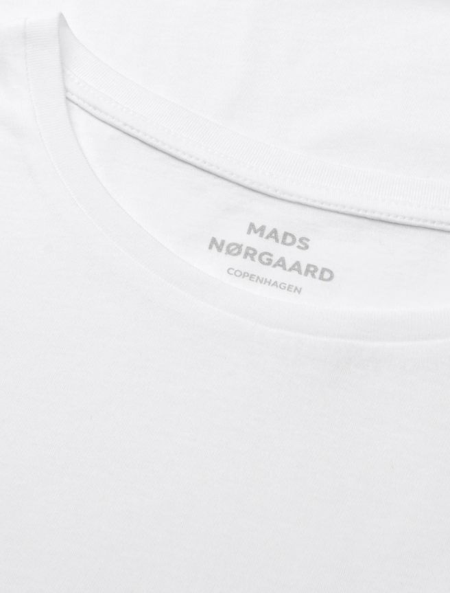 Fine Jersey Teasy Tee - white