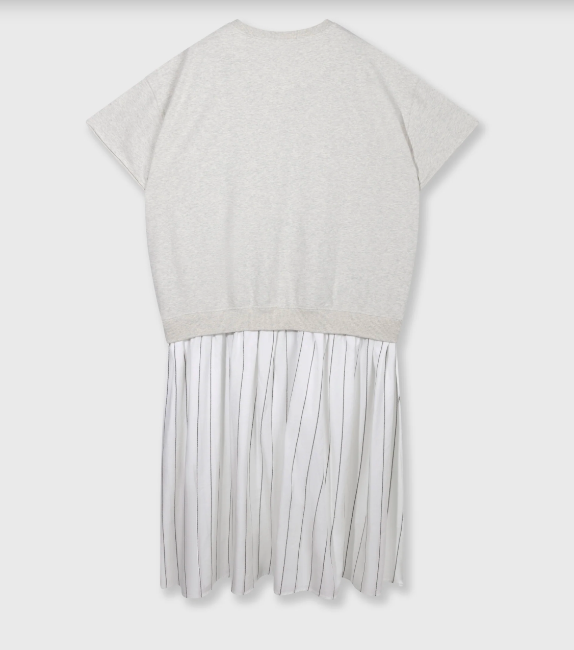 Statement Sweater Dress - soft white melee