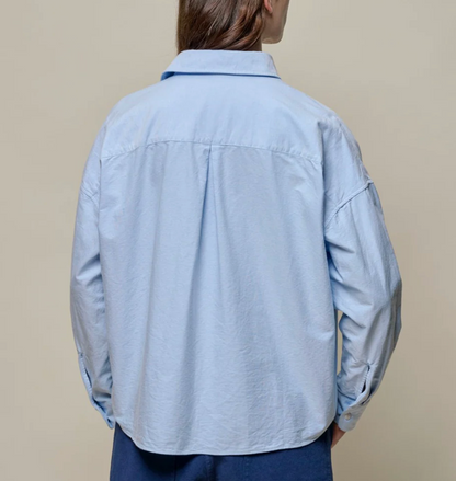 Oxford Hemd Boxy Style - light blue