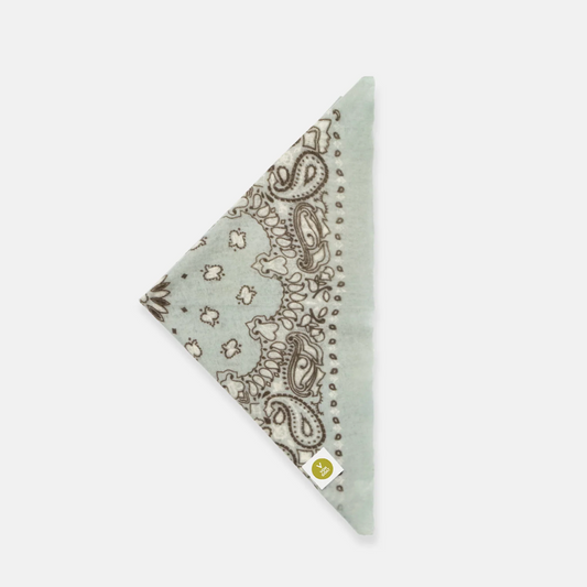 Cashmerebandana Paisley - hellgrau