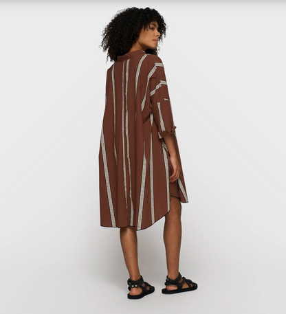 A-line tunic stripes - Kleid