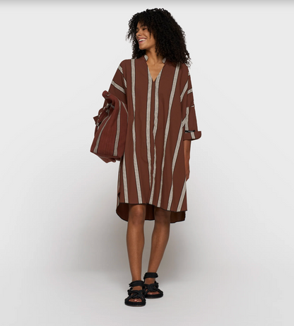 A-line tunic stripes - Kleid