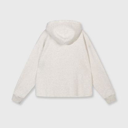 The Statement Logo Hoodie - soft white melee