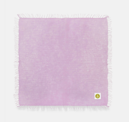 Cashmerebandana mit Fransen - lavender