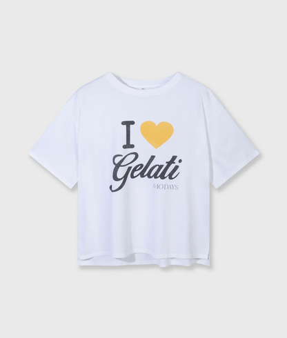 Gelati tee - white