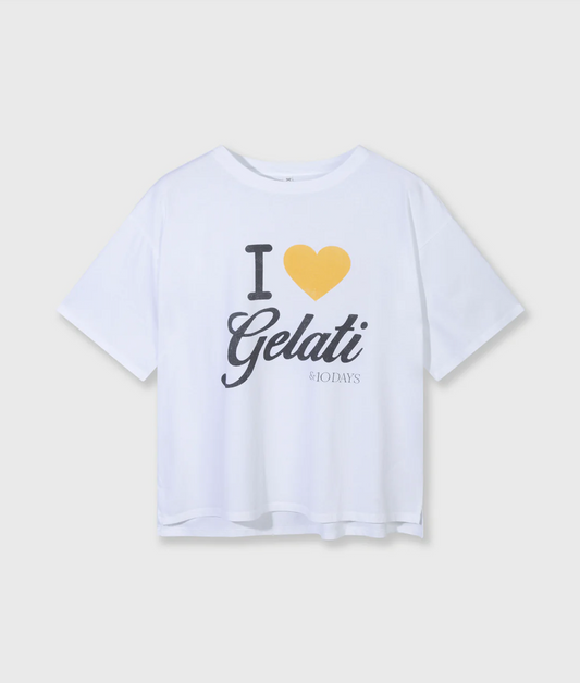 Gelati tee - white