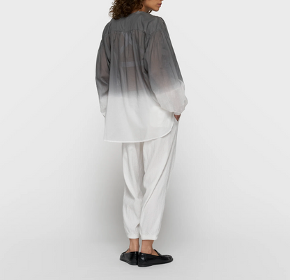 Dip dye blouse - mid grey