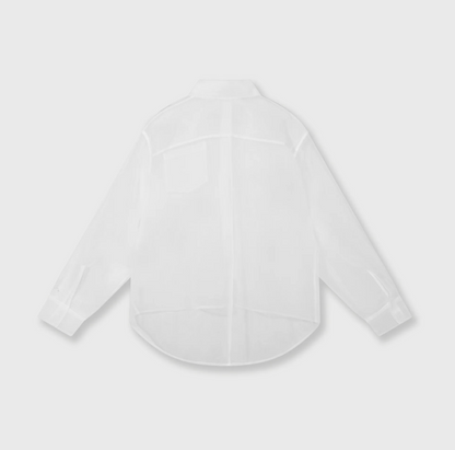 Angel shirt organza - ecru