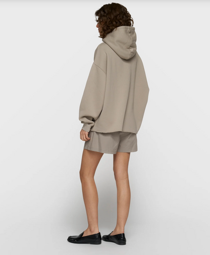 Statement logo hoodie - fog