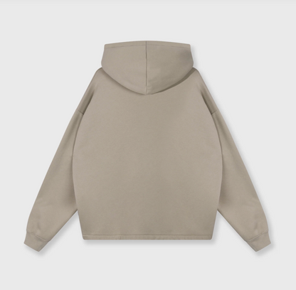 Statement logo hoodie - fog