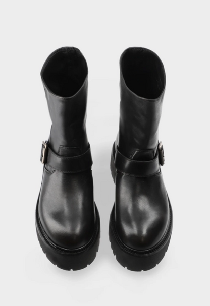 CPH900 Biker Chelsea - vintage leather black