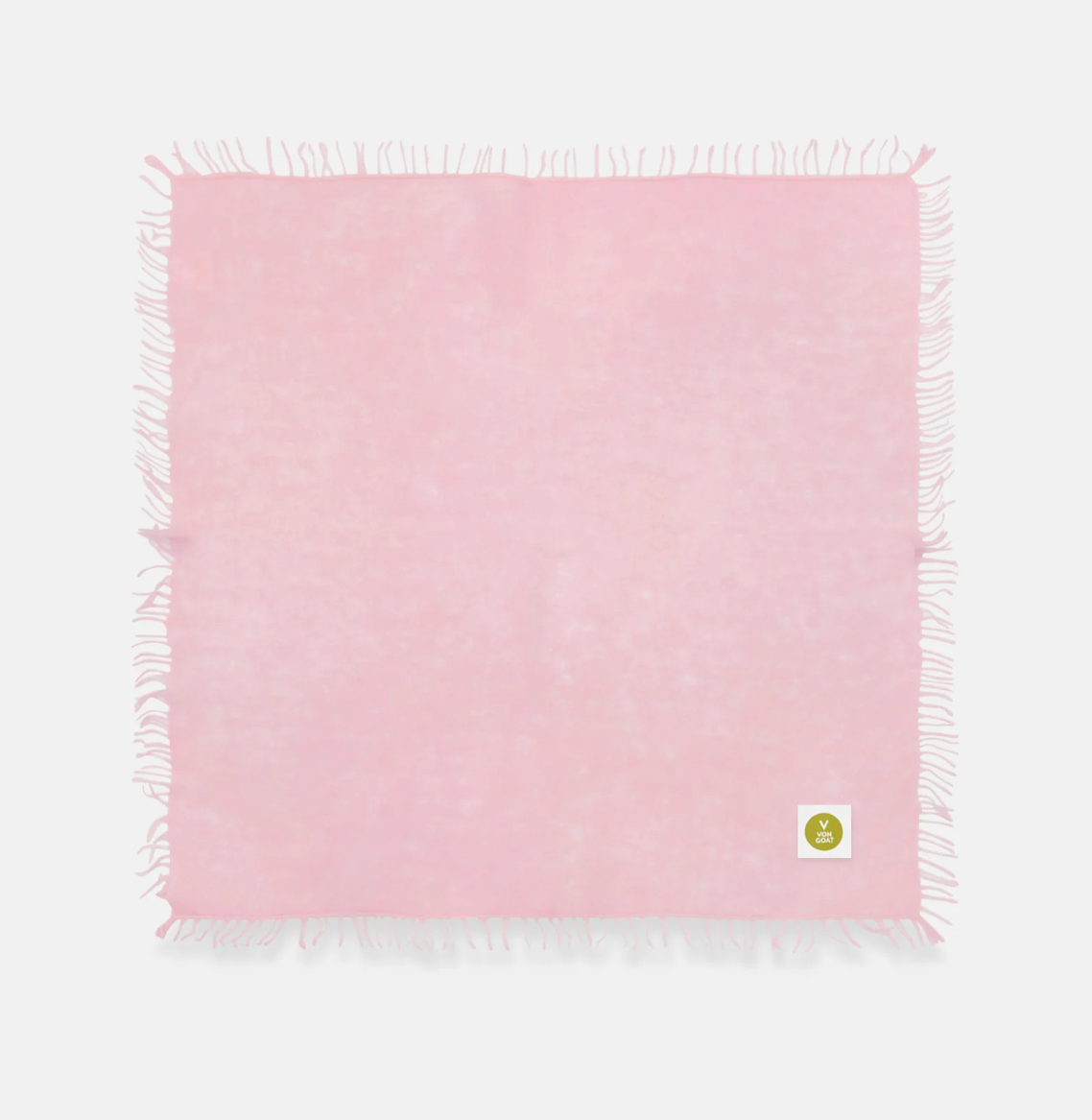 Bandana Primrose Pink mit Fransen - rosa