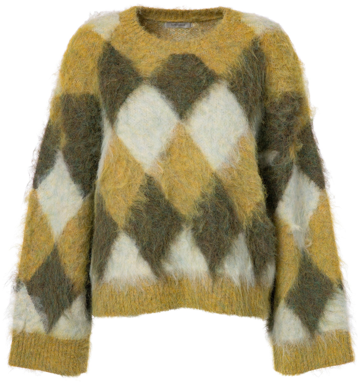 Phil Sweater - Lime argyle