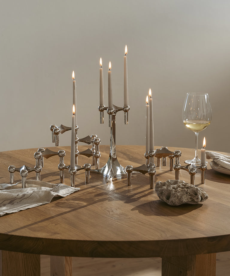 Candle Holder Chrome